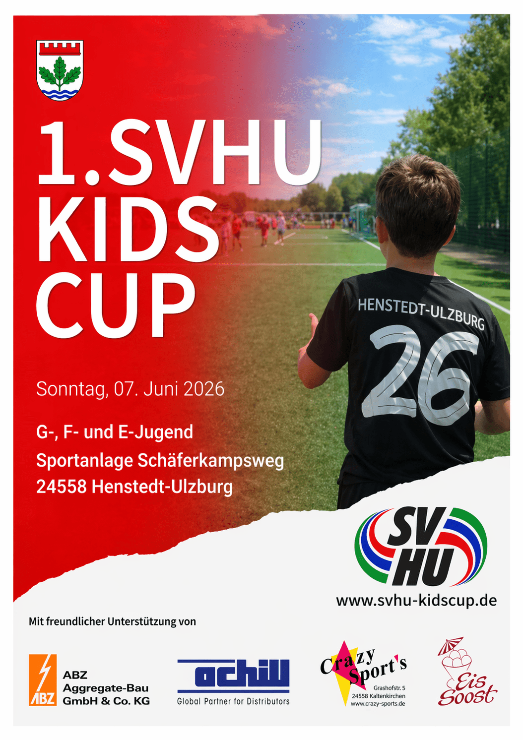 SVHU KidsCup Plakat für den 1. SVHU KidsCup