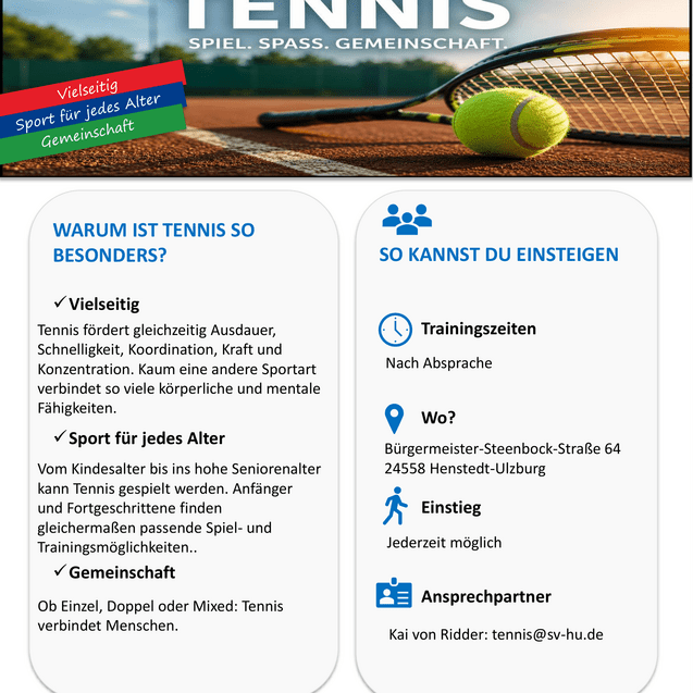 One Pager Warum ist Tennis so besonders?