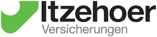 Logo der Itzehoer Versicherungen mit gr&uuml;nem Symbol und schwarzer Schrift.