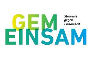 Gemeinsam aus der Einsamkeit Logo auf weißem Hintergrund